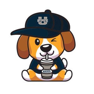 U-State Aggies Dog Sticker